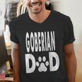 Goberian DAD Dog Owner Men Women Men's V-Neck T-Shirt