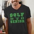 Golf Senior Night Golf Senior 2025 Graduation 32 Men's V-Neck T-Shirt