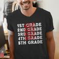 Goodbye 4th Grade Graduation Last Day School Hello 5th Grade Men's V-Neck T-Shirt