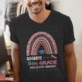 Goodbye 5TH Grade Graduation 2024 Hello 6TH Grade Rainbow Men's V-Neck T-Shirt