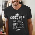 Goodbye First Grade Hello Second Grade Graduation Men's V-Neck T-Shirt