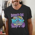 Goodbye School Hello Summer Last Day Of School Graduation Men's V-Neck T-Shirt
