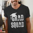 Grad Squad Graduate Graduation T-Shirt Graduation Idea Men's V-Neck T-Shirt