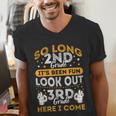 Grade So Long Second Grade It's Been Fun Graduation 2019 Men's V-Neck T-Shirt