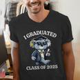 I Graduated Graduate Class Of 2025 Koala Graduation Men's V-Neck T-Shirt