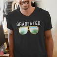 Graduated Graduation Tropical Sunglasses Men's V-Neck T-Shirt
