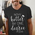 Graduation 2018 Now Hotter By One Degree Men's V-Neck T-Shirt