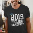 Graduation 2019 Biology Tshirt For Science Graduate Men's V-Neck T-Shirt