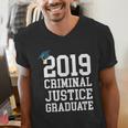 Graduation 2019 Criminal Justice Tshirt Men's V-Neck T-Shirt