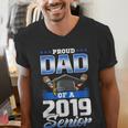 Graduation 2019 TShirt Proud Dad Of Senior Men's V-Neck T-Shirt