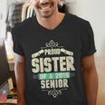 Graduation 2019 TShirt Proud Sister Of A Senior Men's V-Neck T-Shirt