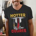 Graduation 2024 Hotter By One Degree Shirt Class Of 24 Men's V-Neck T-Shirt