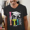 I Did It Graduation 2026 Graduate Class Of 2025 Senior 26 Men's V-Neck T-Shirt
