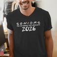 Graduation Announcements 2026 Retro Class Of 2026 Senior Men's V-Neck T-Shirt