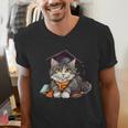 Graduation Cat Graduation Present For Graduate Grad Men's V-Neck T-Shirt