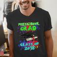 Graduation Class 2018 Cap Gown Shirt Preschool Graduate Men's V-Neck T-Shirt