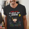 Graduation Class Of 2018 Game Over 8-Bit Gamer Men's V-Neck T-Shirt