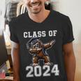 Graduation Class Of 2024 Bigfoot Graduated Seniors 2024 Men's V-Neck T-Shirt