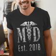 Graduation For Doctors t Shirt Tee Shirt Medical Doctors MD Men's V-Neck T-Shirt