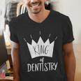 Graduation King Of Dentistry Dentist Or Hygienist Men's V-Neck T-Shirt