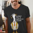 Graduation Senior Silly Goose Today Im A Serious Goose Men's V-Neck T-Shirt