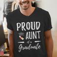 Graduation Shirt 2018 Proud Aunt Of a Graduate Men's V-Neck T-Shirt