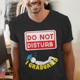 Graduation Shirt High School And College Sleepy Graduates Men's V-Neck T-Shirt