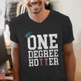 Graduation Shirts 2021 2022 One Degree Hotter Graduate Men's V-Neck T-Shirt