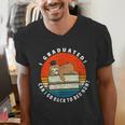 Graduation Sloth Can I Go Back To Bed Now Vintage Men's V-Neck T-Shirt