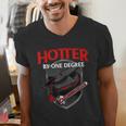 GraduationShirt Hotter By One Degree Men's V-Neck T-Shirt