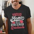 GraduationShirt For Mom Proud Mama Of 2018 Senior Tee Men's V-Neck T-Shirt