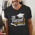 GraduationShirt Tassel Was Worth The Hassle Tee Men's V-Neck T-Shirt