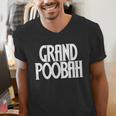 Grand Poobah Shirt For Fathers Day Dad T-Shirt Men's V-Neck T-Shirt