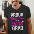 Grandma Graduation Shirt 2018 High School College Grad Men's V-Neck T-Shirt