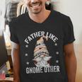Grandpa Fathers Day Gnome For Men And Best Dad Pun Men's V-Neck T-Shirt