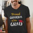Grandpa Of Graduate Shirt Proud Grandfather Graduation Tee Men's V-Neck T-Shirt
