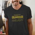Grandpa Granddad Shirt Best Granddad In The Galaxy Men's V-Neck T-Shirt