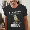Green Cheek Conure Introvert Parrot Bird Conure Men's V-Neck T-Shirt Green Cheek Conure Introvert Parrot Bird Conure Men's V-Neck T-Shirt