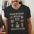 Grew Up In The 90s Retro Nostalgia Men's V-Neck T-Shirt