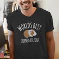 Guinea Pig Apparel Men Boys Worlds Best Guinea Pig Dad Gift Men's V-Neck T-Shirt