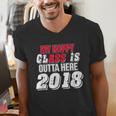 My Happy Class Is Outta Here 2018 Graduation Men's V-Neck T-Shirt