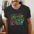 Happy Last Day Of School Student Teacher Graduation Men's V-Neck T-Shirt