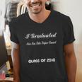 High School College Graduation Senior 2018 Shirt Men's V-Neck T-Shirt