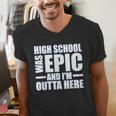 High School Graduate Graduation Party Meme Men's V-Neck T-Shirt