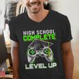 High School Level Complete Class Of 2024 Graduation Men's V-Neck T-Shirt
