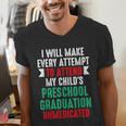 Hilarious Preschool Graduation Mom Dad Meme Preschooler Men's V-Neck T-Shirt