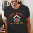 Home Is Where My Books Are Men's V-Neck T-Shirt Home Is Where My Books Are Men's V-Neck T-Shirt