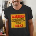 Homeschool Homeschooler Home Lesson Introvert Student Men's V-Neck T-Shirt Homeschool Homeschooler Home Lesson Introvert Student Men's V-Neck T-Shirt