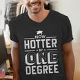 Now Hotter By One Degree Graduation Grade Student Men's V-Neck T-Shirt
