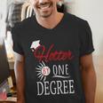 Hotter By One DEGREE Graduation Shirt For Her Him 2018 Men's V-Neck T-Shirt